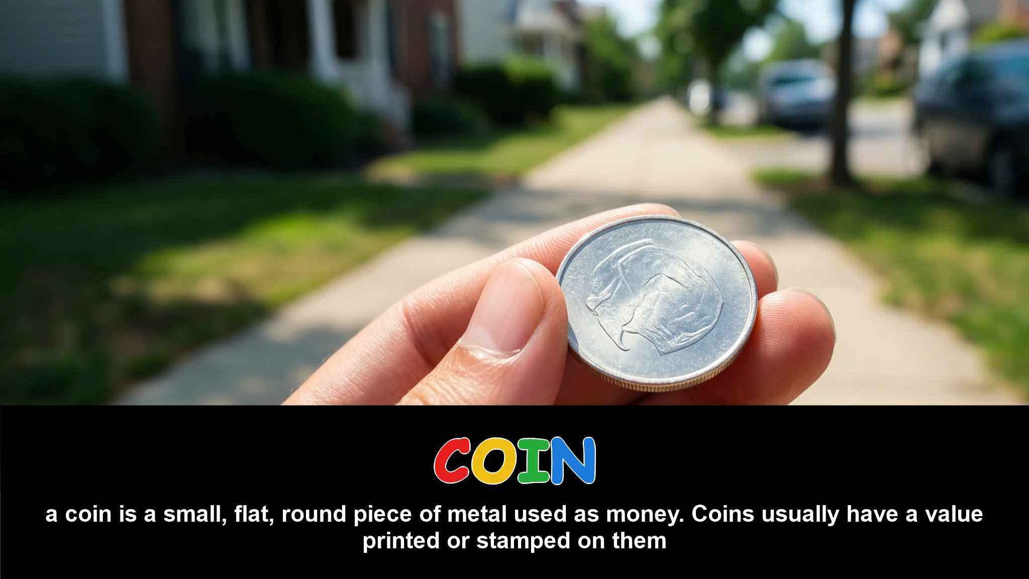 English Illustration for coin